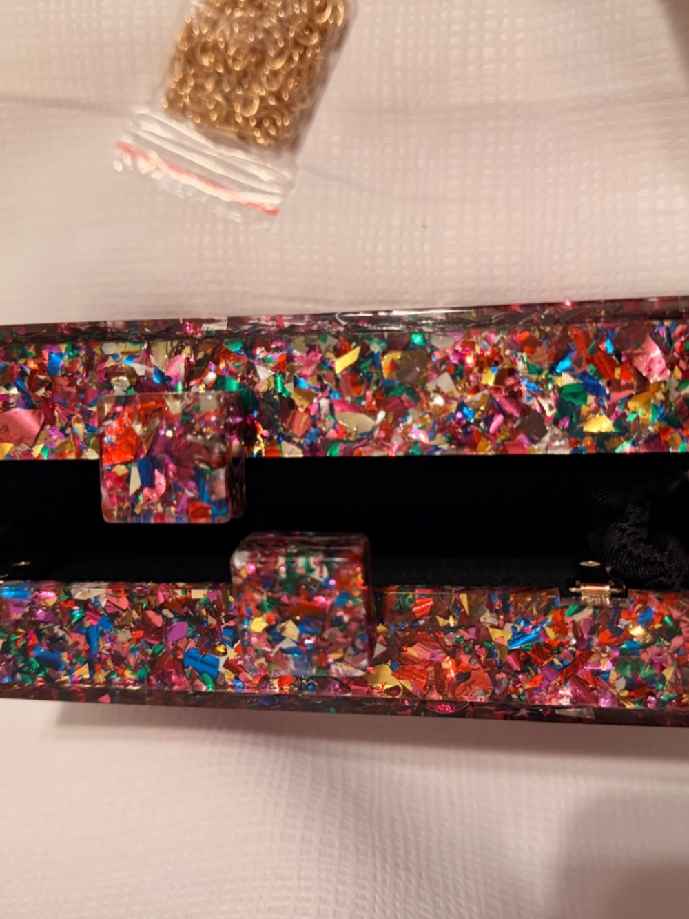 Multi Color Acrylic Purse - Picture 5 of 6